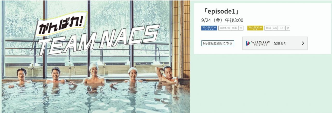 がんばれ！TEAM NACS WOWOW
